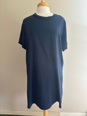 Old Navy Blue Crewneck Short-Sleeve T-Shirt Dress XL